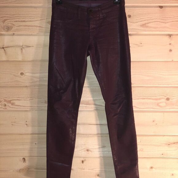 J Brand Super Skinny Tex C Waxed Jeans - Picture 9 of 10